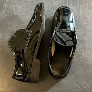 After Six | Shoes | After Six Black Oxfords Sleek Patent  display picture 2